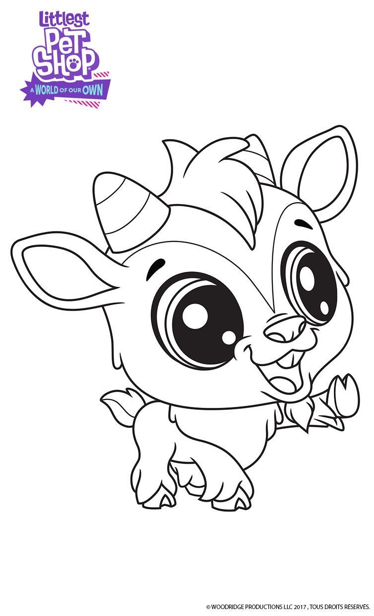 Coloriage Quincy Littlest Pet Shop - Gulli à imprimer