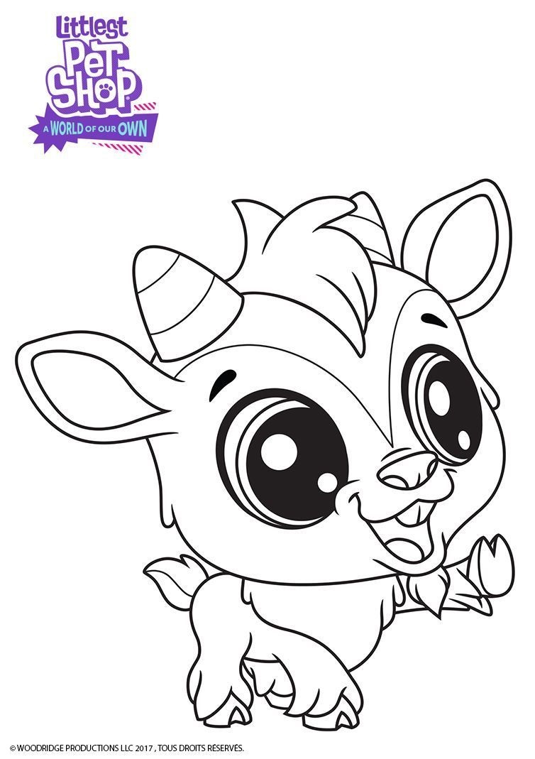Coloriage Quincy - Petshop à imprimer