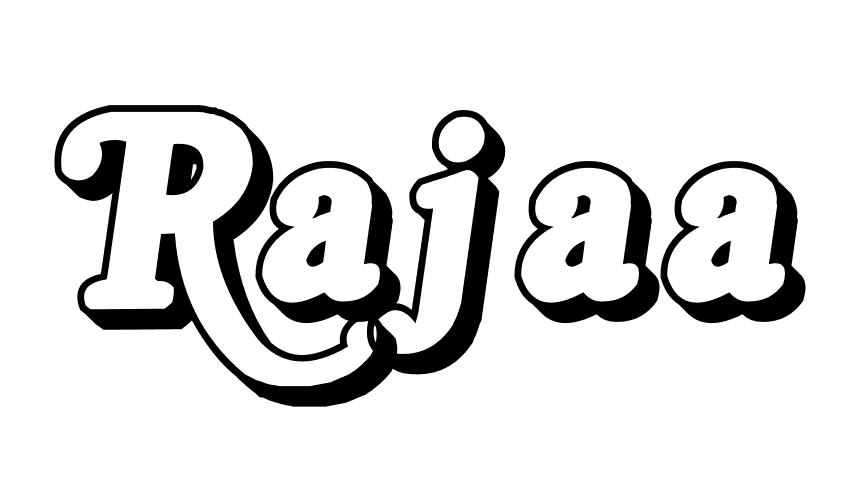 Coloriage Rajaa - Prénom à imprimer
