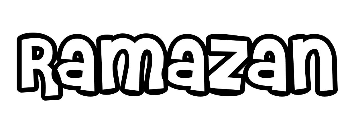 Coloriage Ramazan - Prénom à imprimer