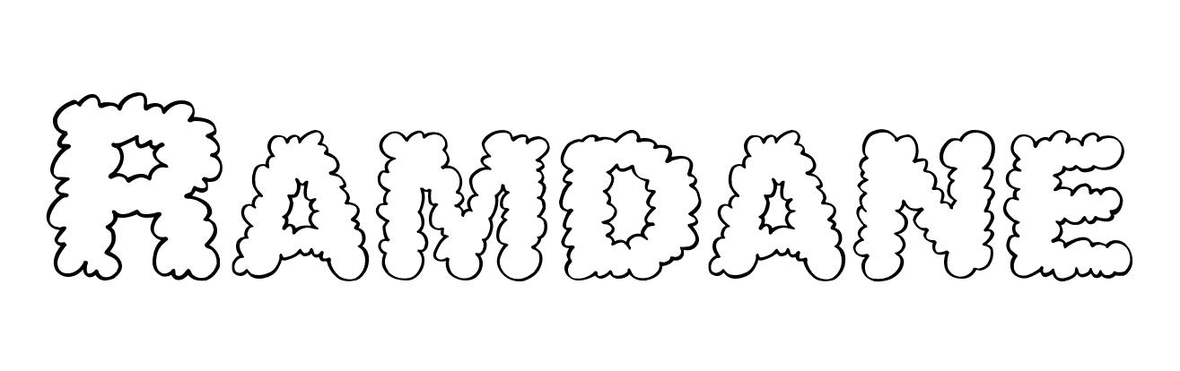 Coloriage Ramdane - Prénom à imprimer