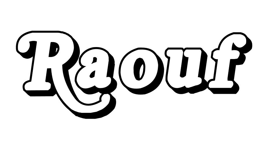 Coloriage Raouf - Prénom à imprimer