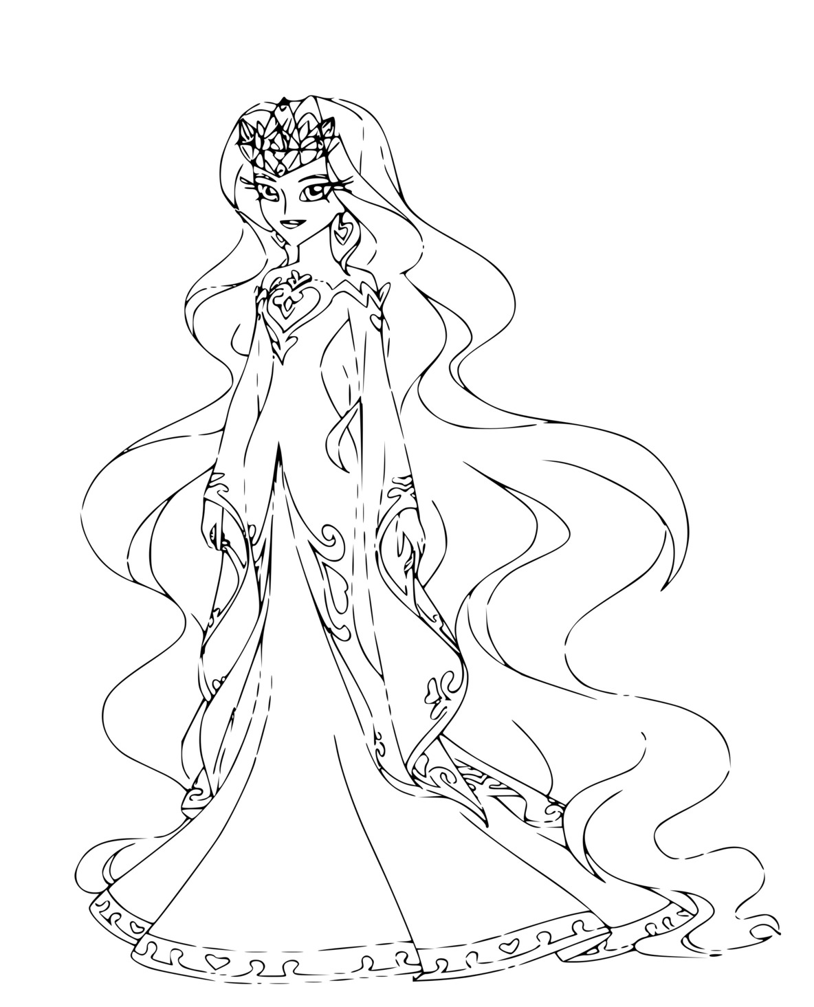 Coloriage Reine D'Ephedia Lolirock - Lolirock à imprimer