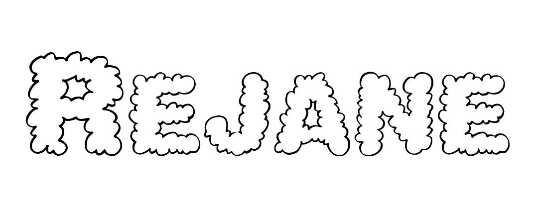Coloriage Rejane - Prénom à imprimer