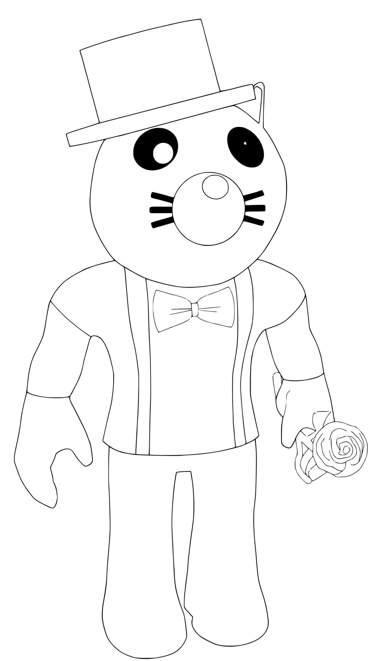 Coloriage Roblox Felix - Roblox à imprimer