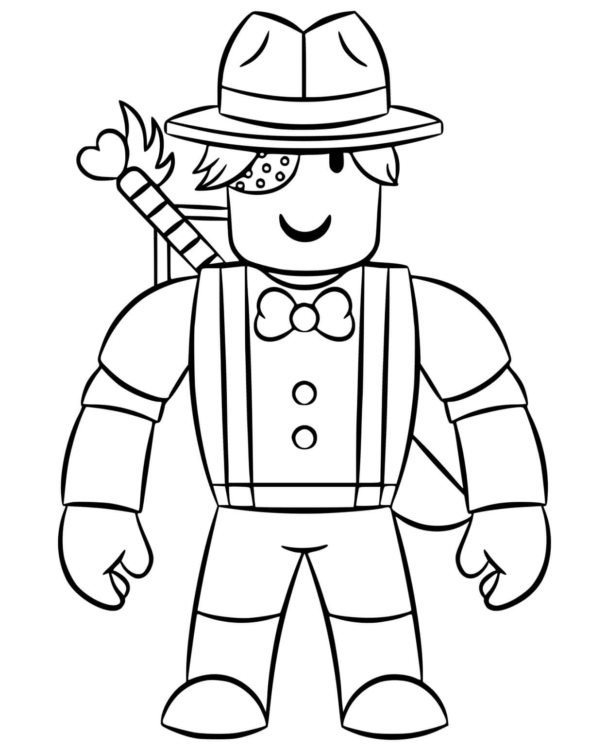Coloriage Roblox Minitoon - Roblox à imprimer
