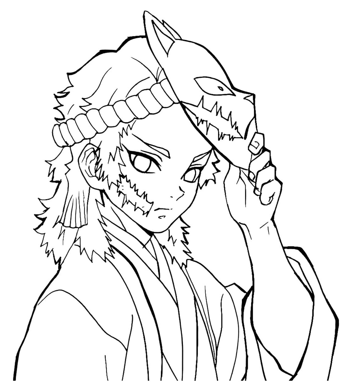 Coloriage Demon slayer