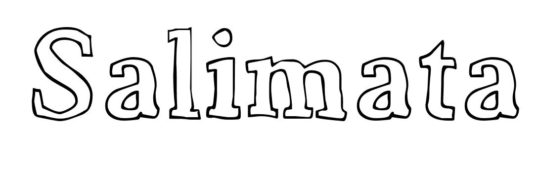Coloriage Salimata - Prénom à imprimer