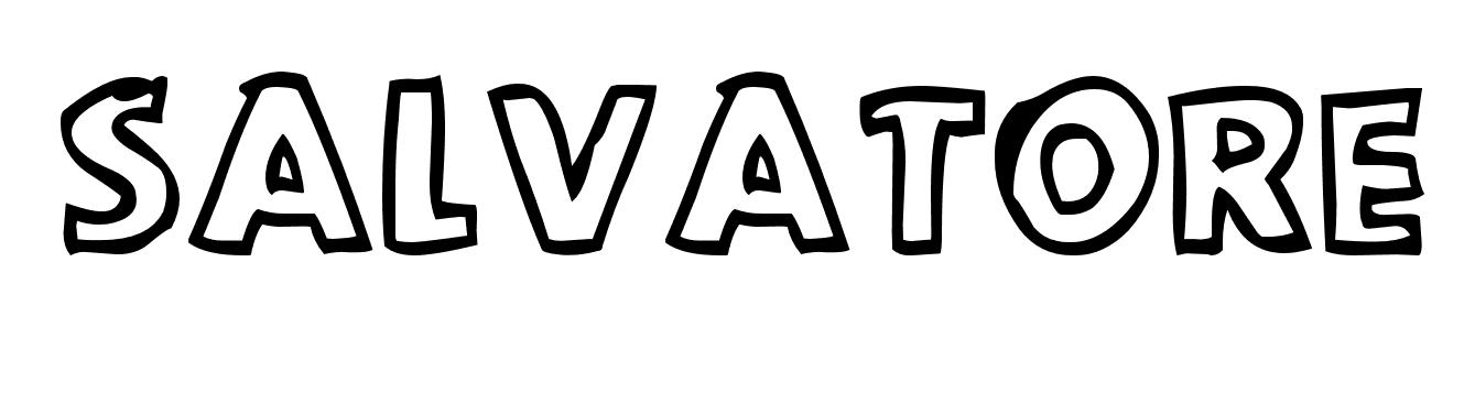 Coloriage Salvatore - Prénom à imprimer