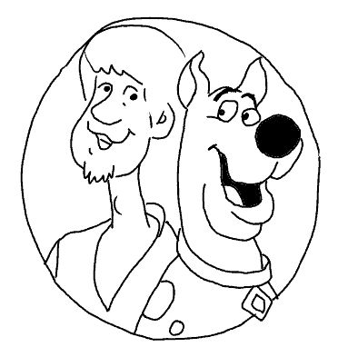 Coloriage Sammy Et Scoubidou - Scooby doo à imprimer