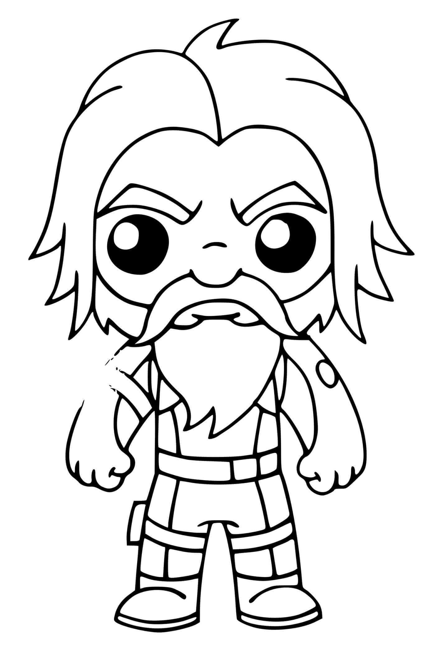 Coloriage Scuba Jonesy Fortnite - Fortnite à imprimer