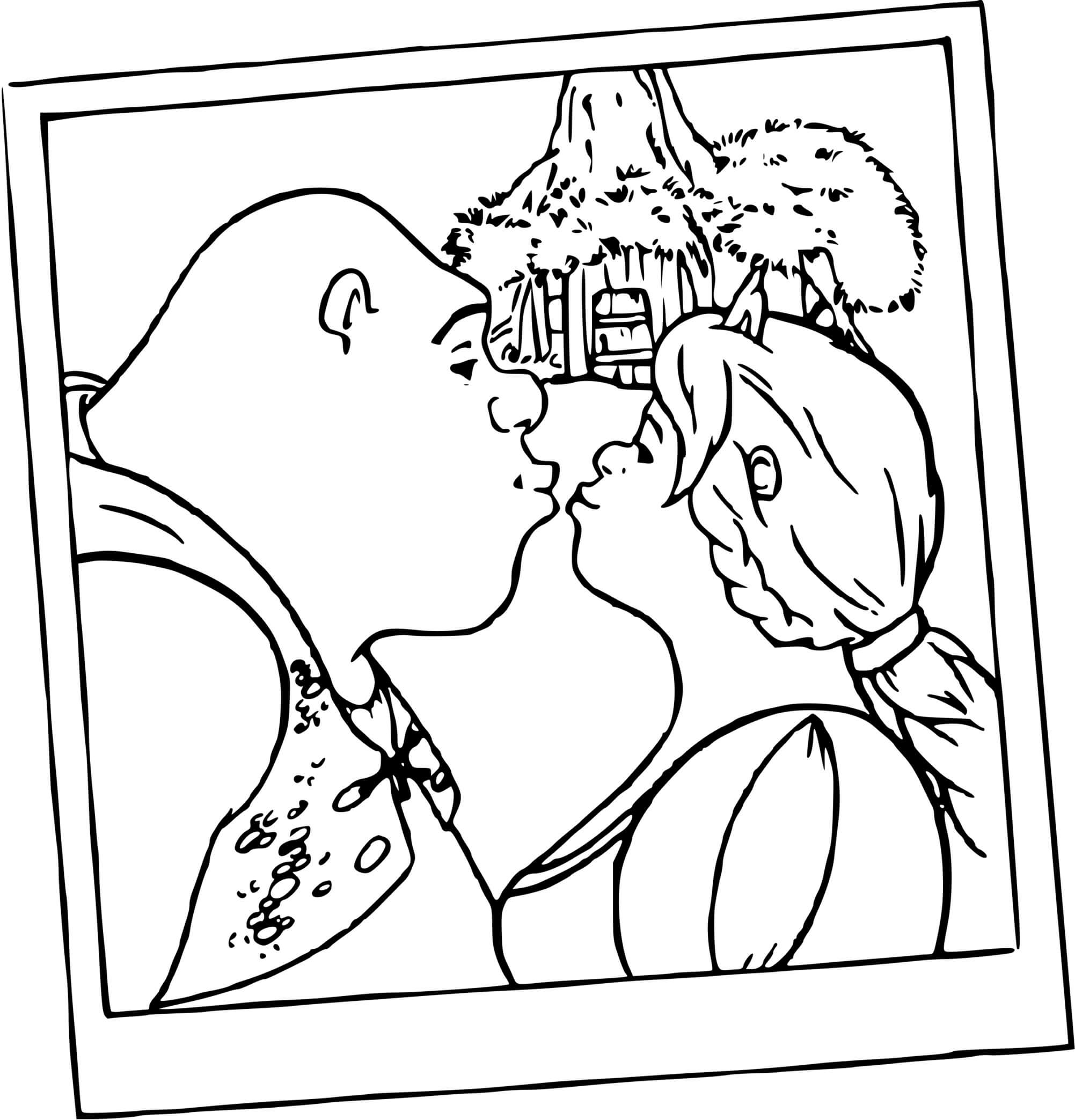 Coloriage Shrek