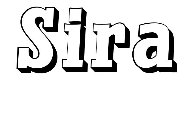 Coloriage Sira - Prénom à imprimer