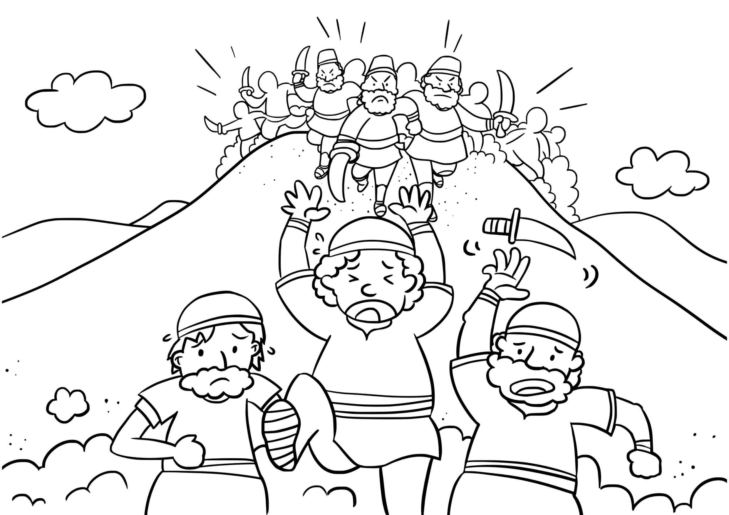 Coloriage Jésus et les nombres sacrés à découvrir - Jésus à imprimer