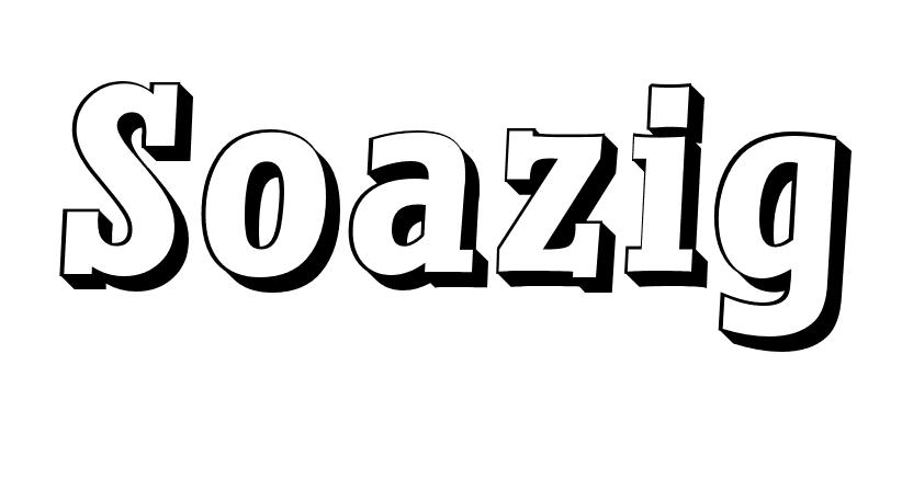 Coloriage Soazig - Prénom à imprimer