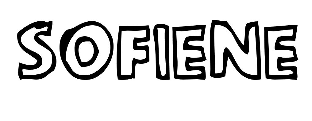 Coloriage Sofiene - Prénom à imprimer