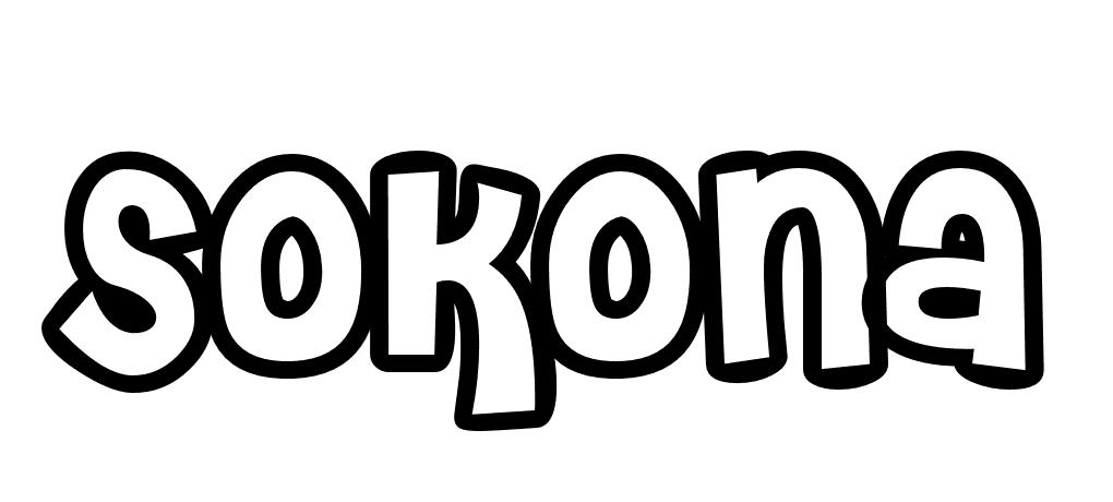 Coloriage Sokona - Prénom à imprimer