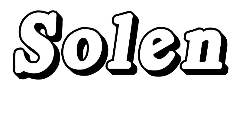 Coloriage Solen - Prénom à imprimer