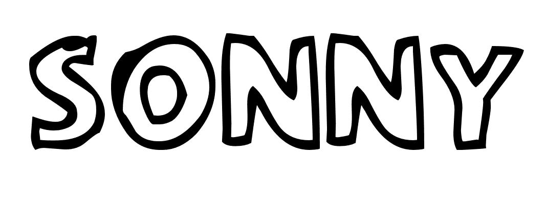 Coloriage Sonny - Prénom à imprimer