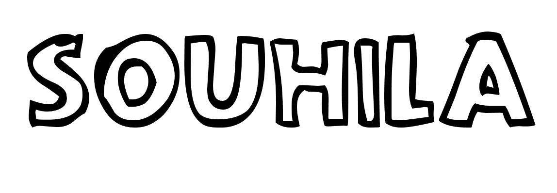 Coloriage Souhila - Prénom à imprimer