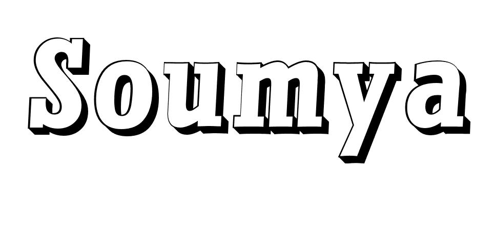 Coloriage Soumya - Prénom à imprimer