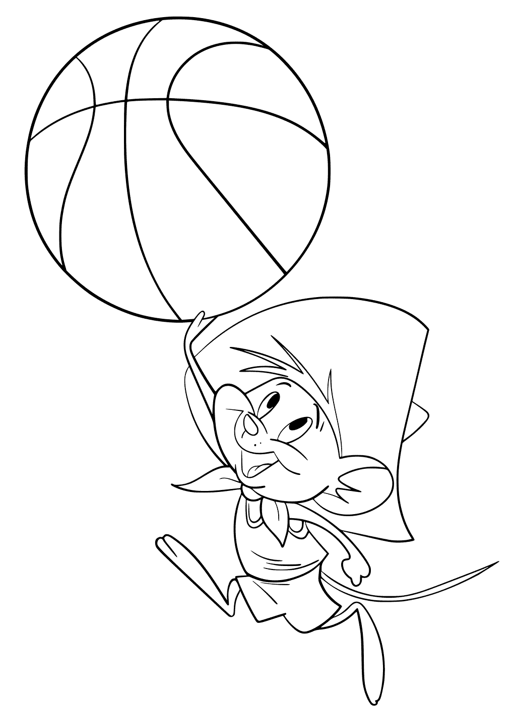Coloriage Speedy Gonzales Space Jam A New Legacy - Space jam à imprimer