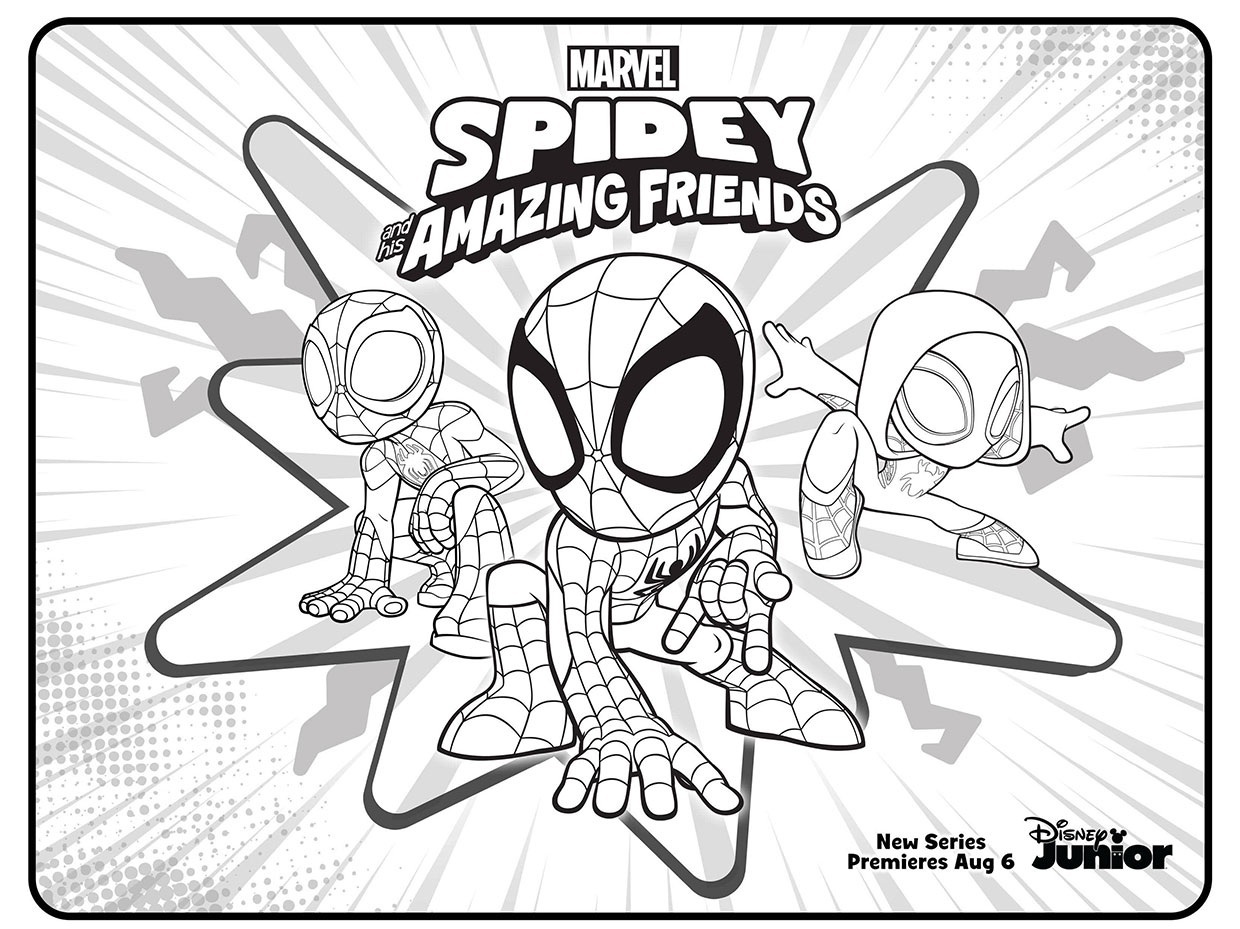 Coloriage Spidey