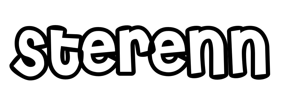 Coloriage Sterenn - Prénom à imprimer