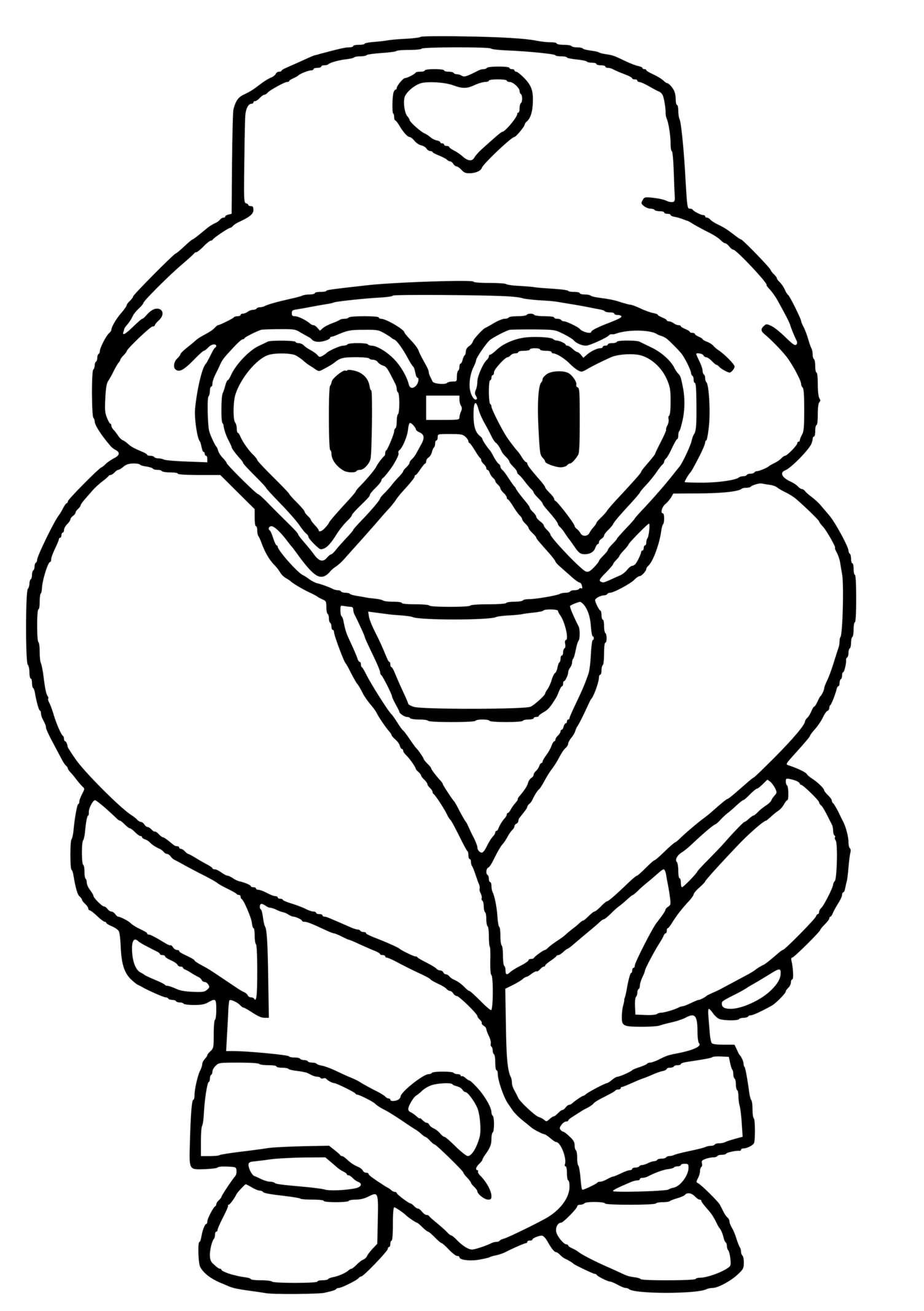 Coloriage Stumble Love Stumble Guys - Stumble guys à imprimer