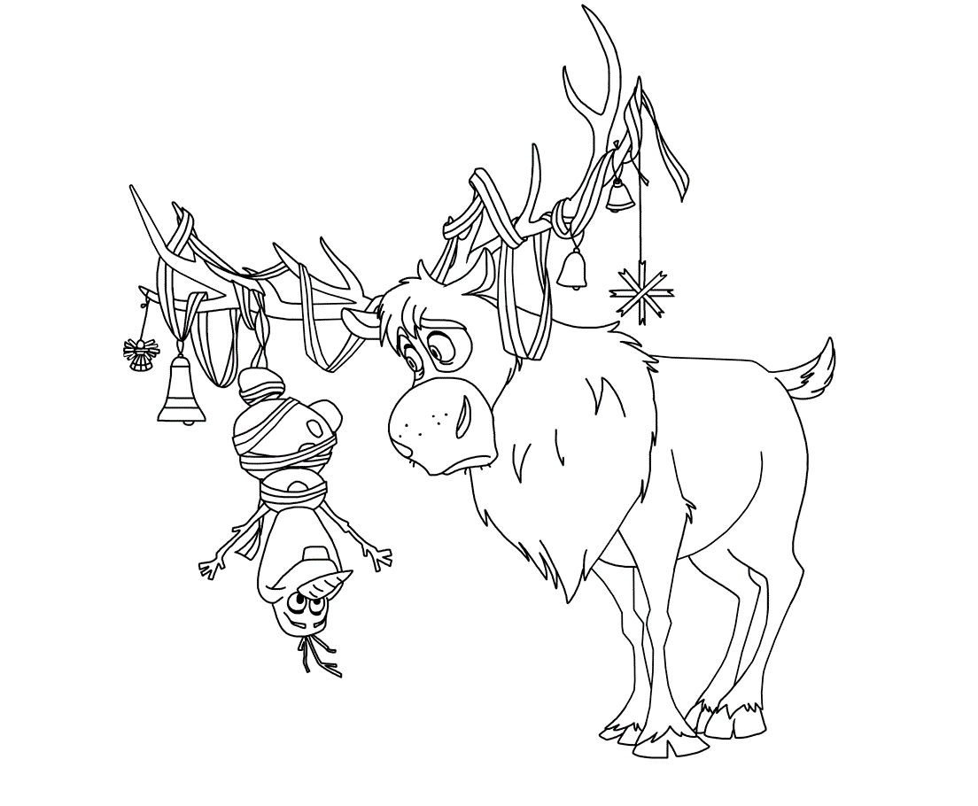 Coloriage La Reine des neiges