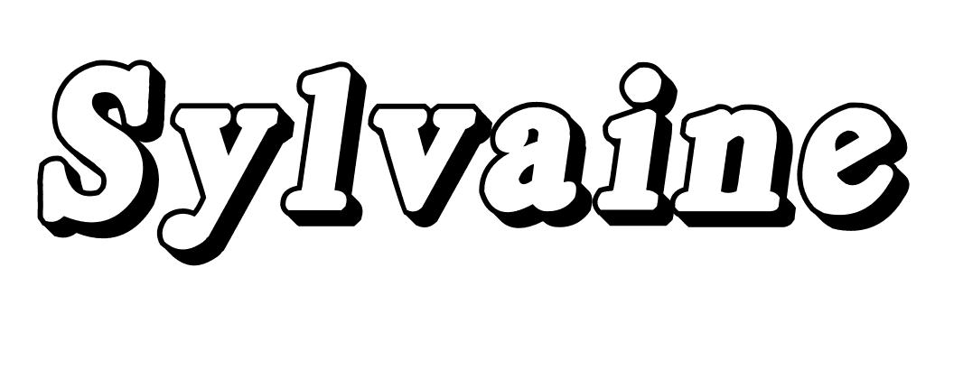 Coloriage Sylvaine - Prénom à imprimer