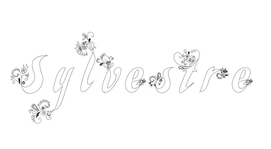 Coloriage Sylvestre - Prénom à imprimer