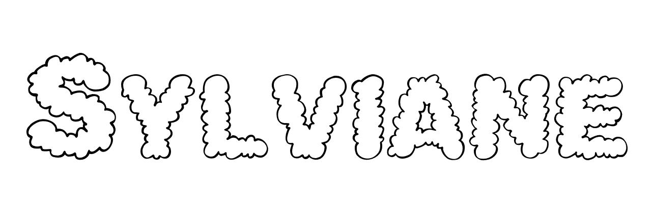 Coloriage Sylviane - Prénom à imprimer