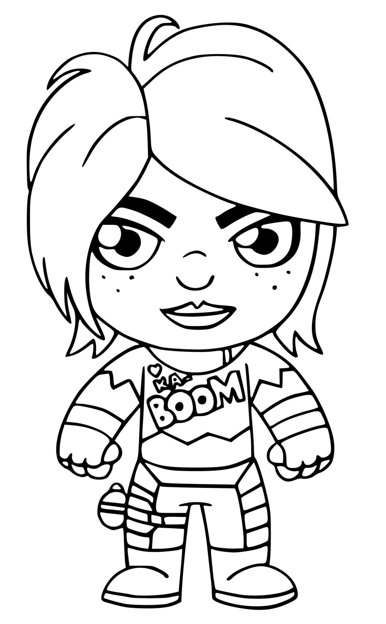 Coloriage Tntina Fortnite - Fortnite à imprimer
