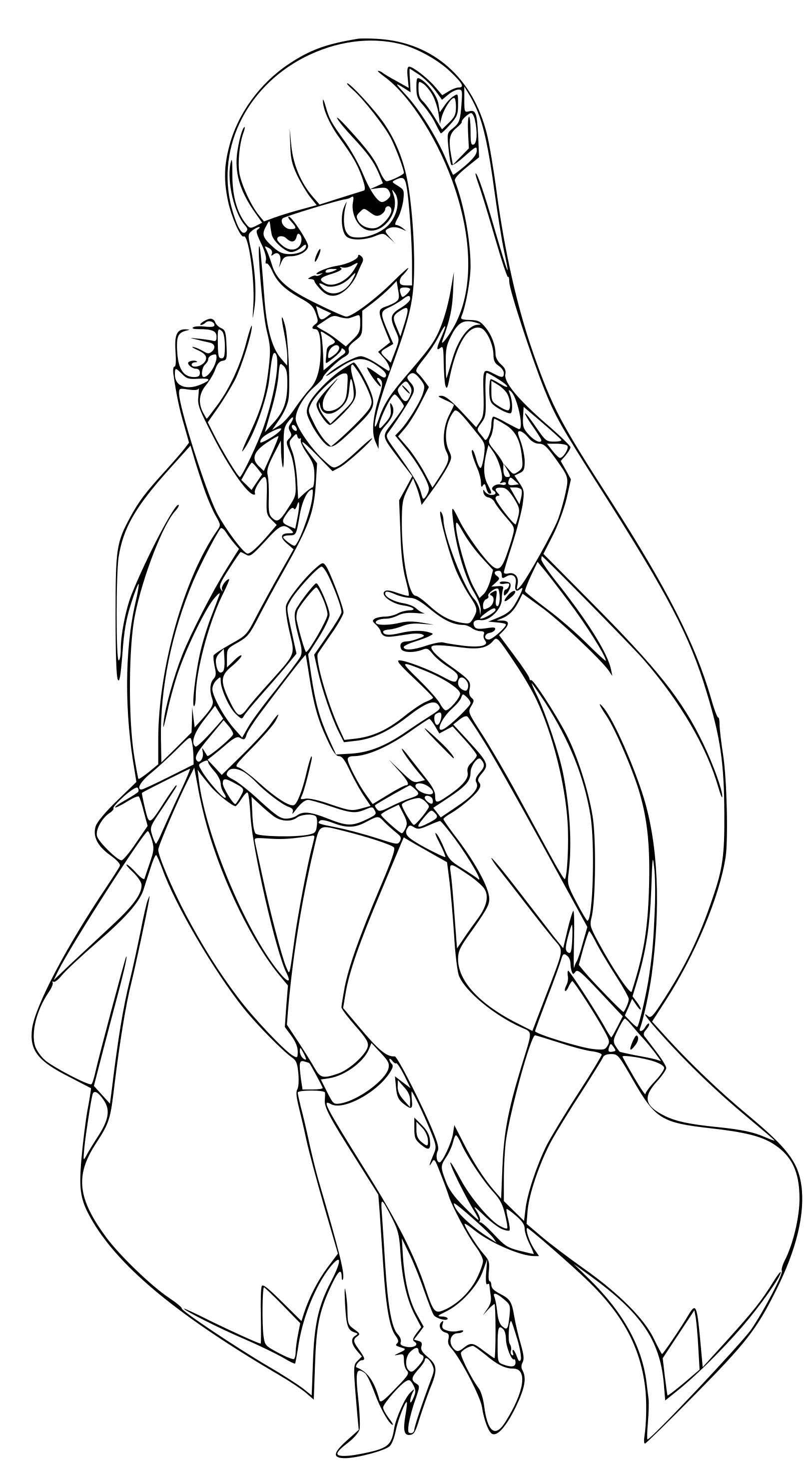 Coloriage Talia Lolirock - Lolirock à imprimer