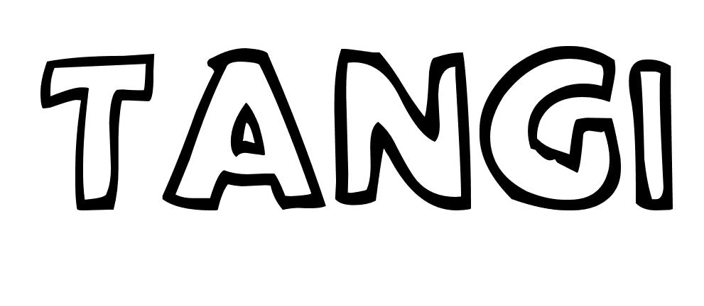 Coloriage Tangi - Prénom à imprimer