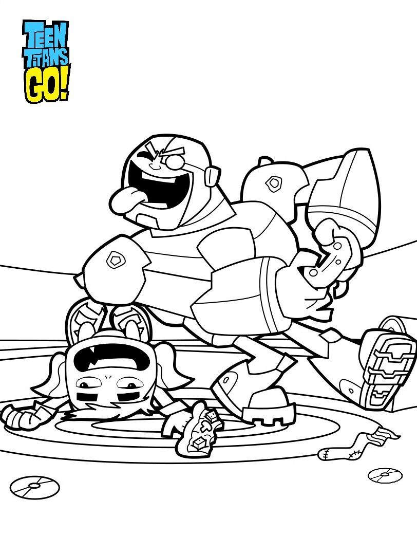 Coloriage Teen Titans Go Movie - Teen titans go à imprimer