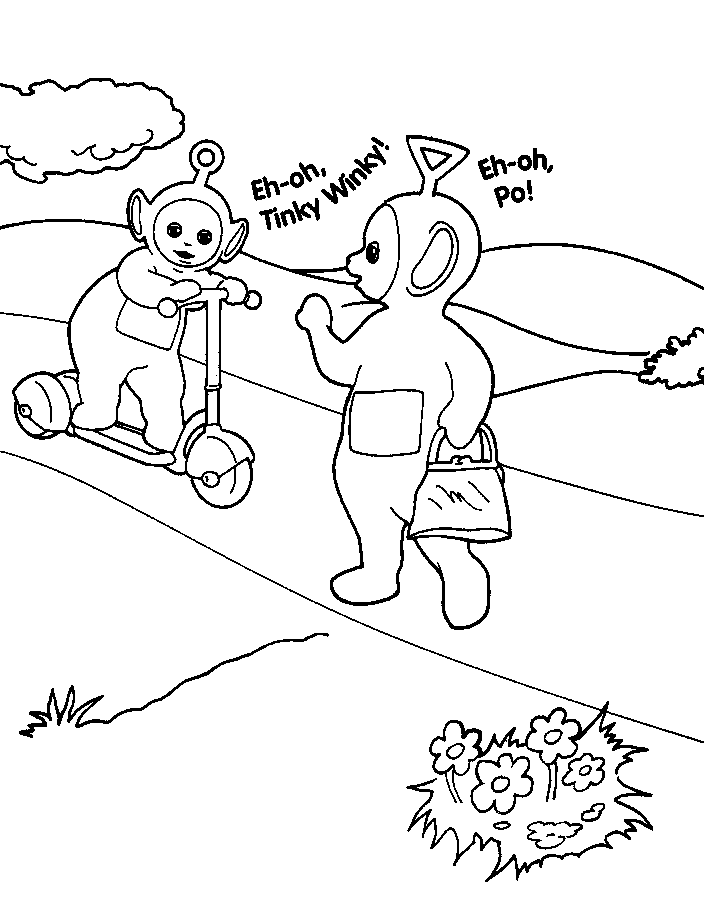 Coloriage Teletubbies