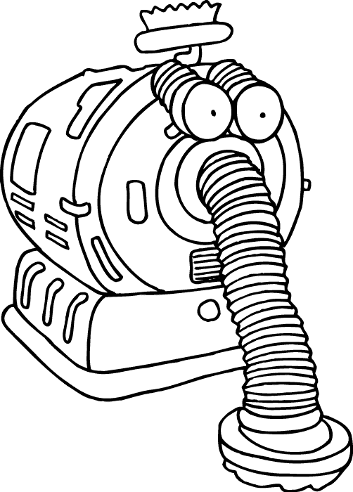 Coloriage Télétubbies en ronde colorée - Teletubbies à imprimer
