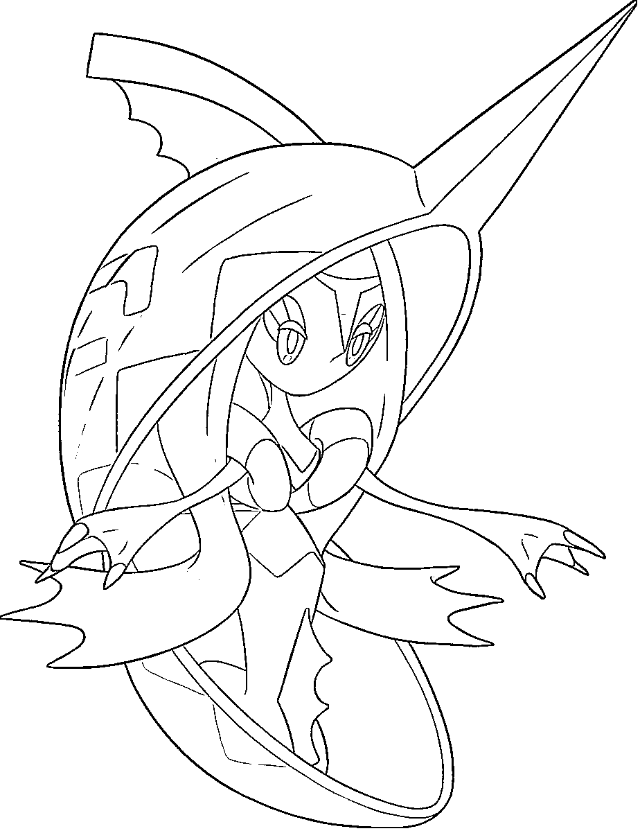 Coloriage Tokopisco Pokémon légendaire électrique - Pokémon légendaire à imprimer