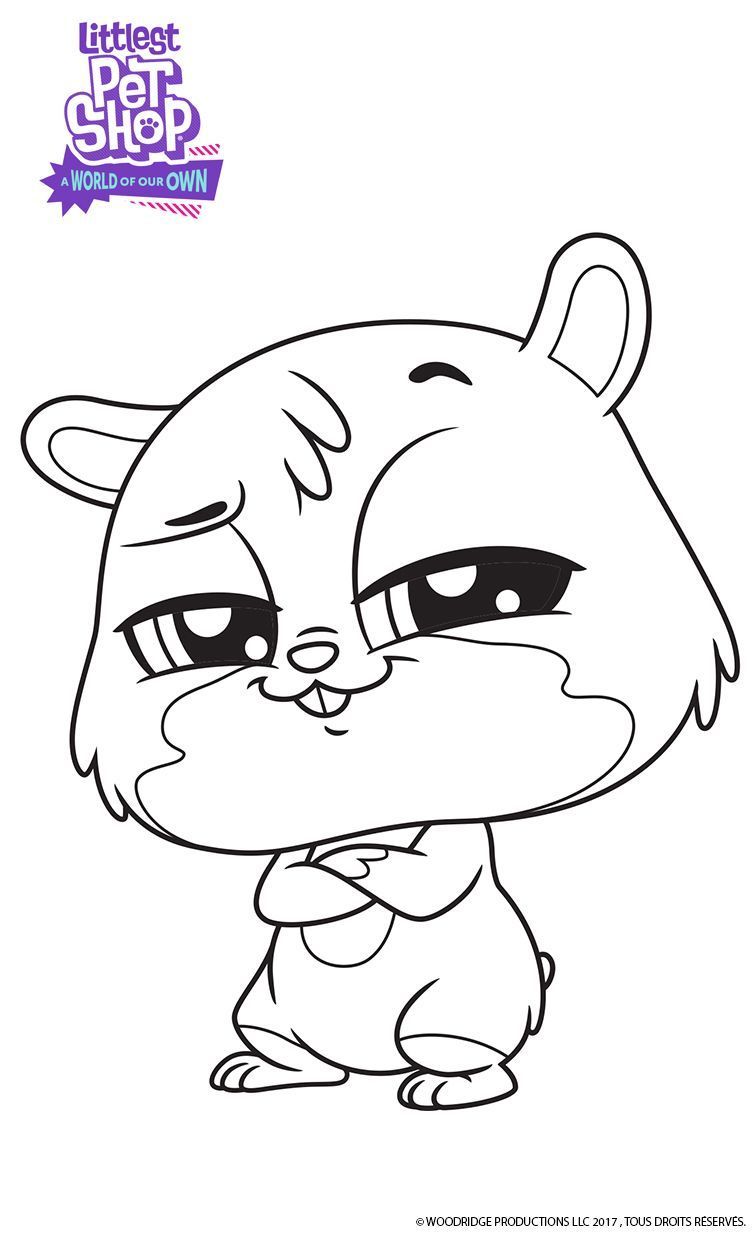 Coloriage Trip Littlest Pet Shop - Gulli à imprimer