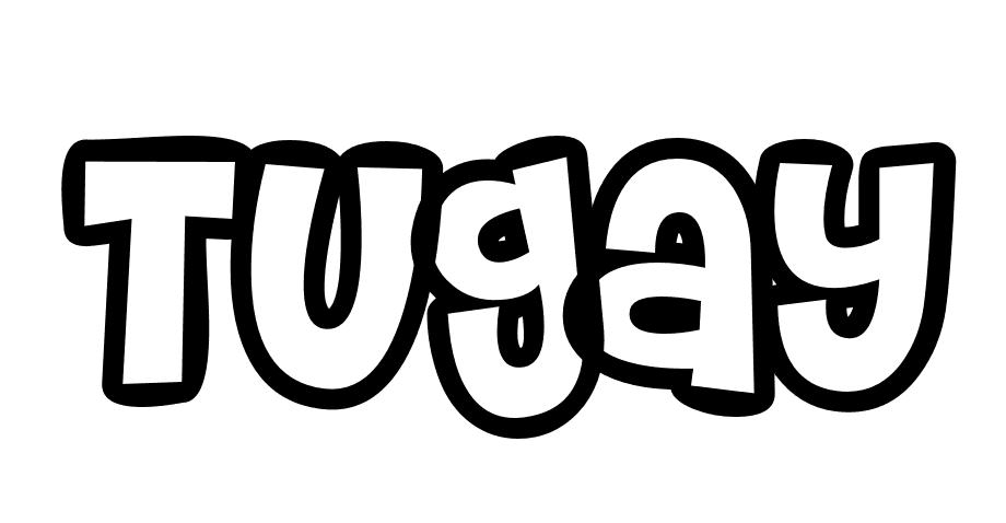 Coloriage Tugay - Prénom à imprimer