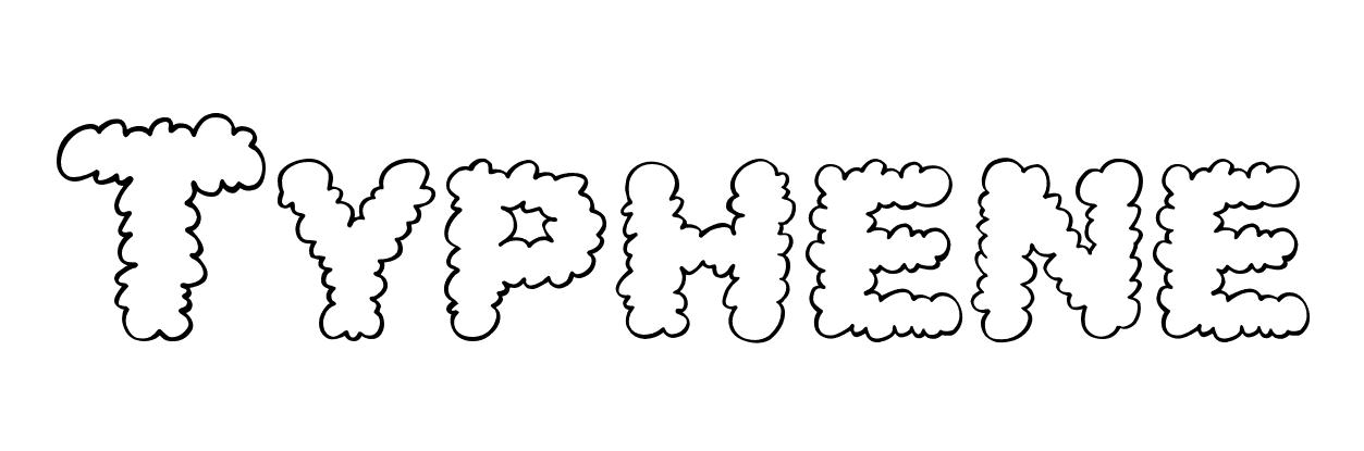 Coloriage Typhene - Prénom à imprimer