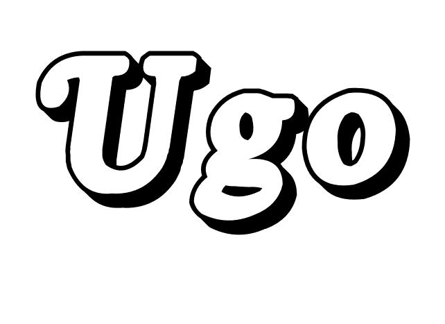Coloriage Ugo - Prénom à imprimer