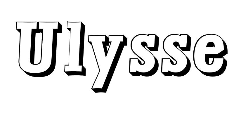 Coloriage Ulysse - Prénom à imprimer