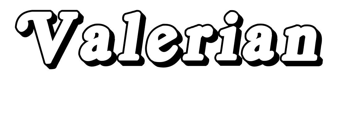 Coloriage Valerian - Prénom à imprimer