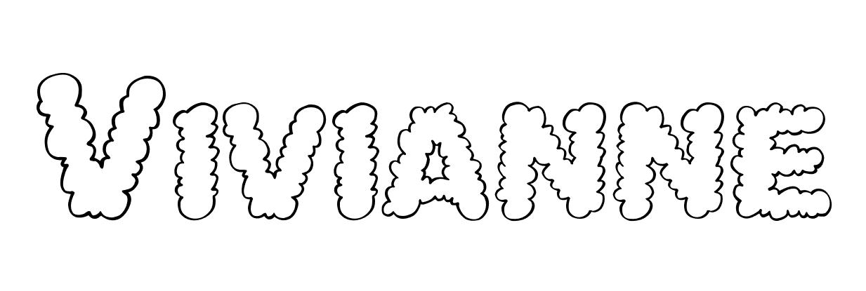 Coloriage Vivianne - Prénom à imprimer