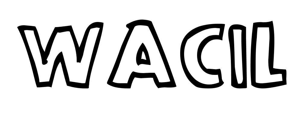 Coloriage Wacil - Prénom à imprimer