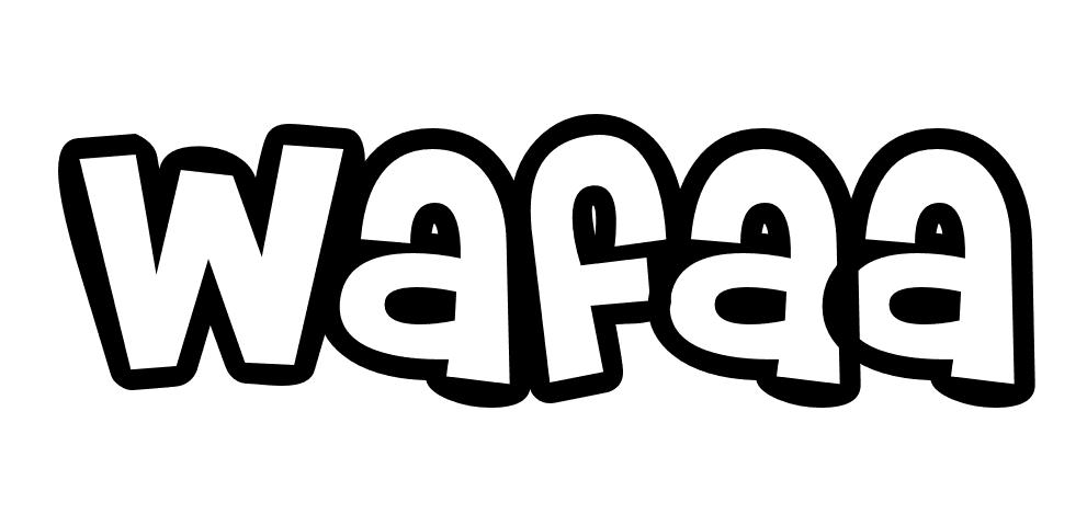 Coloriage Wafaa - Prénom à imprimer