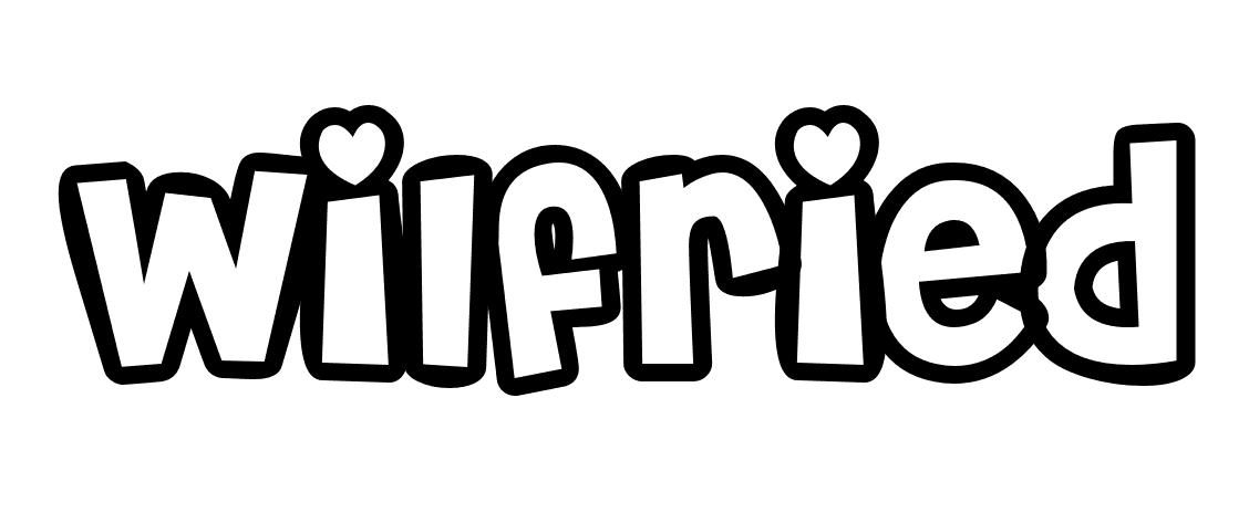 Coloriage Wilfried - Prénom à imprimer